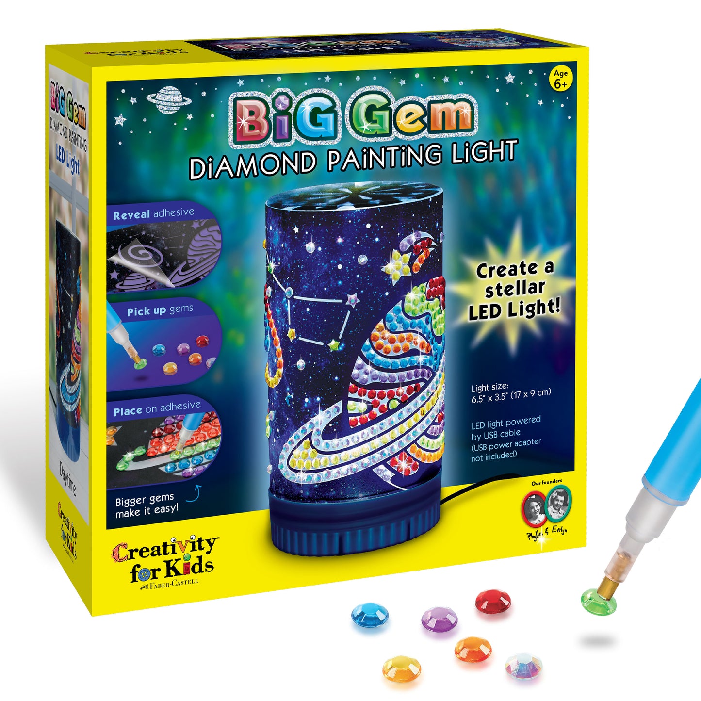 Creativity for Kids Big Gem Diamond Painting Light