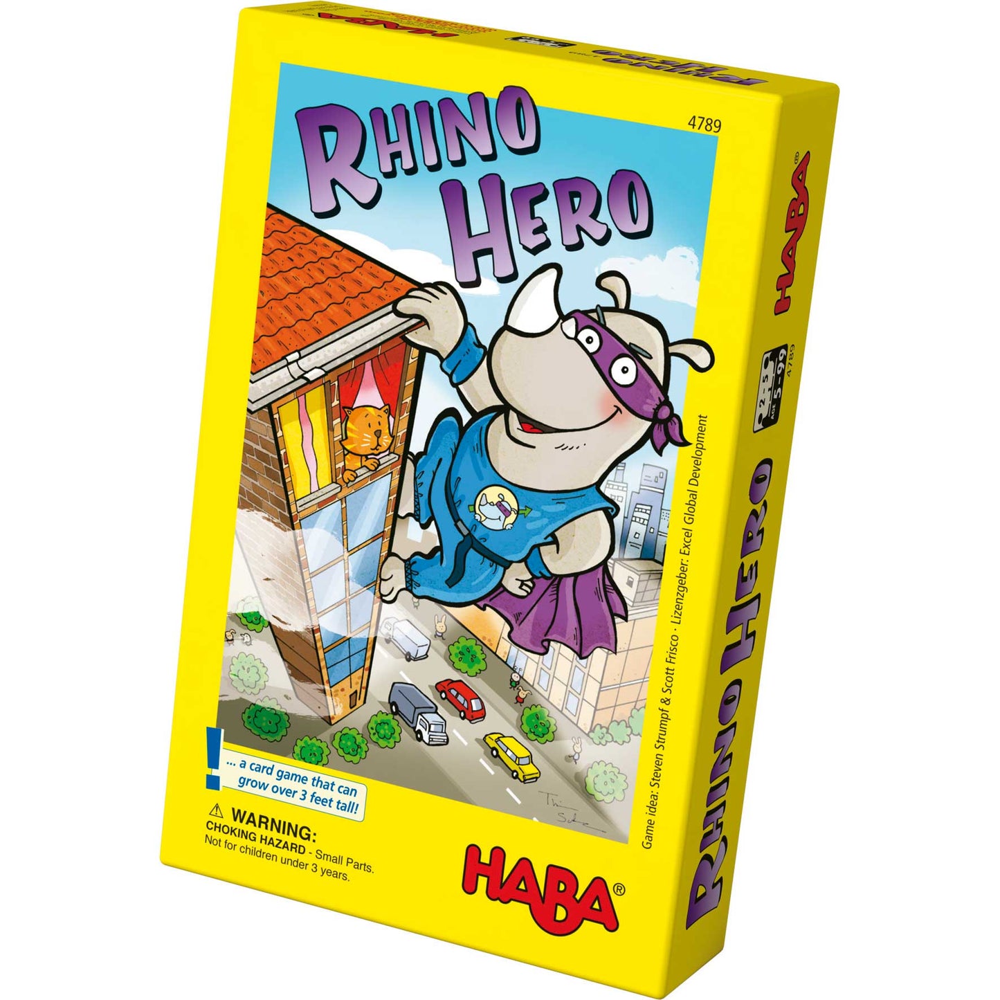 Rhino Hero Super Battle 3D Stacking Card Game