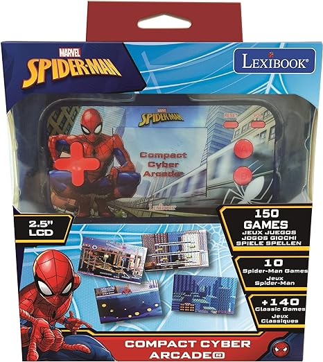 Spider-Man Compact Cyber Arcade Handheld Gaming Console