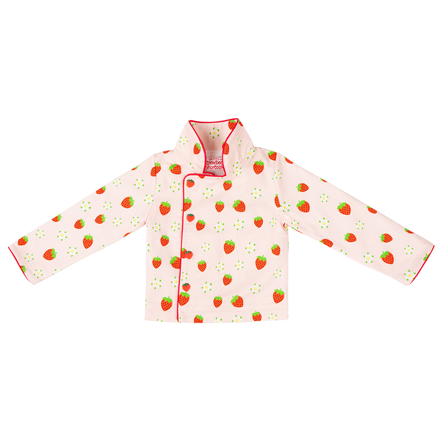 STRAWBERRY SHORTCAKE CHEF JACKET PREMIUM CHILD DRESS UP - SIZE 5/6