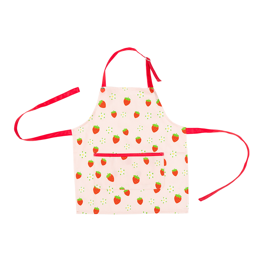 STRAWBERRY SHORTCAKE CHEF CLASSIC APRON PREMIUM CHILD DRESS UP - SIZE M/L