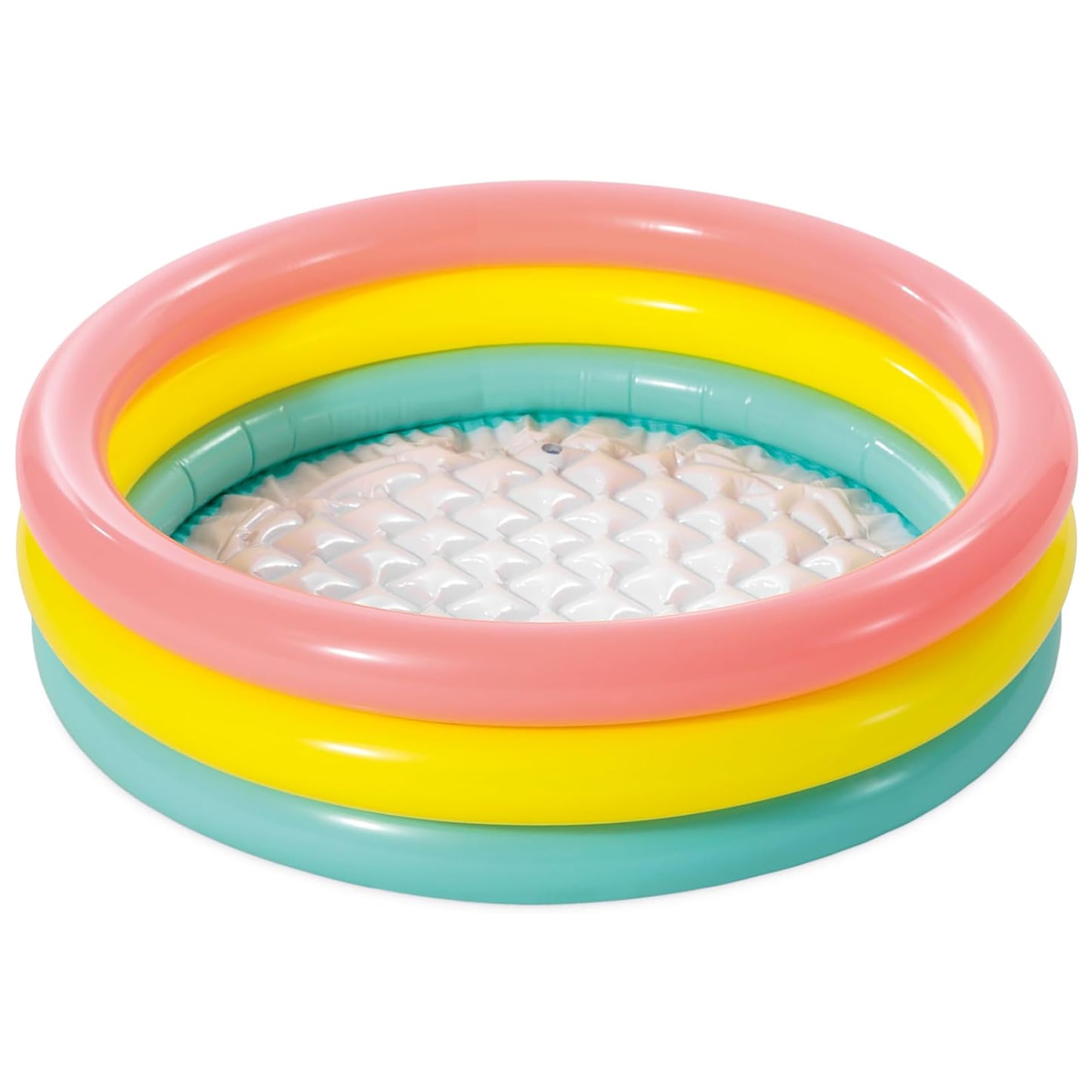 Intex Sunset Glow Baby Pool - Vibrant 3-Ring Outdoor Splash Pool for Toddlers