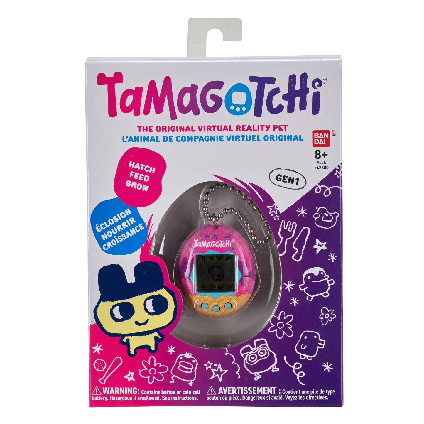 Tamagotchi Original Ice Cream Edition - Interactive Digital Pet