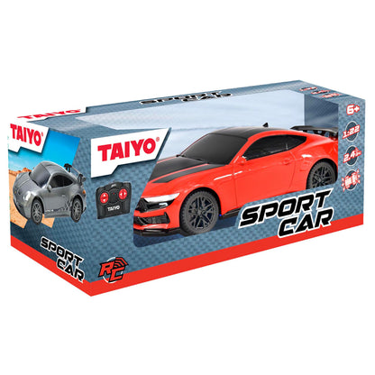 Taiyo Mustang GTD Dark Horse RC Car - 1:22 Scale - 2.4GHz Remote - Battery Operated