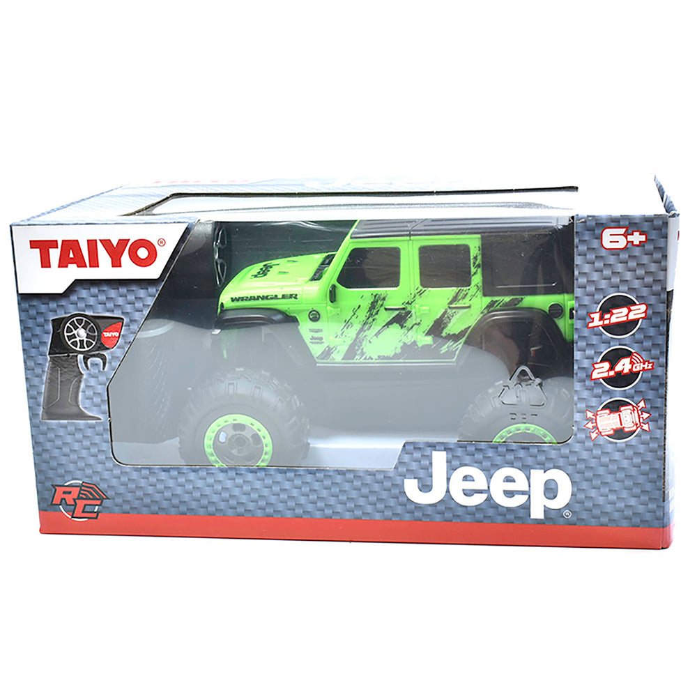 Taiyo 1:22 Scale R/C Jeep Wrangler Sahara - Radio Controlled - Green