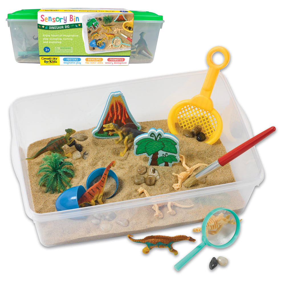 Creativity for Kids Sensory Bin: Dinosaur Dig - Prehistoric Play Set