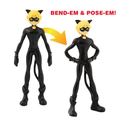 BEND-EMS‚Ñ¢ Miraculous Cat Noir Flexible Action Figure