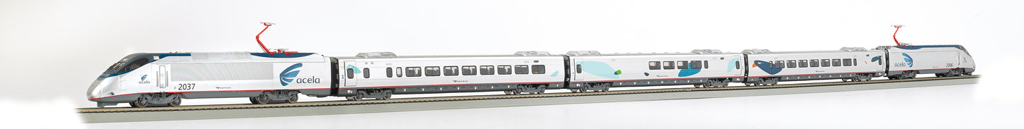 Bachmann Trains - Amtrak Acela HO Scale Electric Train Set with DCC