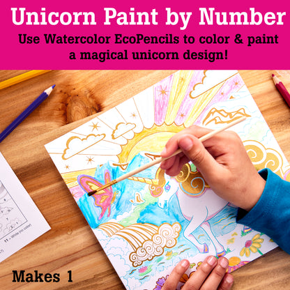 Faber-Castell Unicorn Paint by Number Foil Fun Art Kit