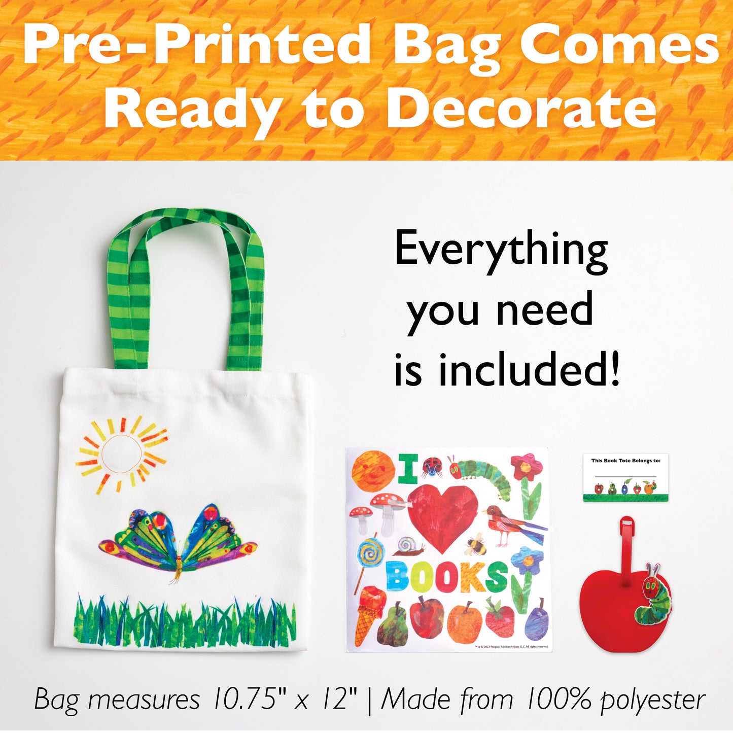 Creativity for Kids The Very Hungry Caterpillar Book Tote Kit