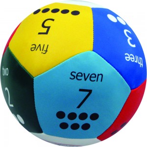 Talicor Thumball Numbers Game - Multicolor 6-Inch Learning Ball
