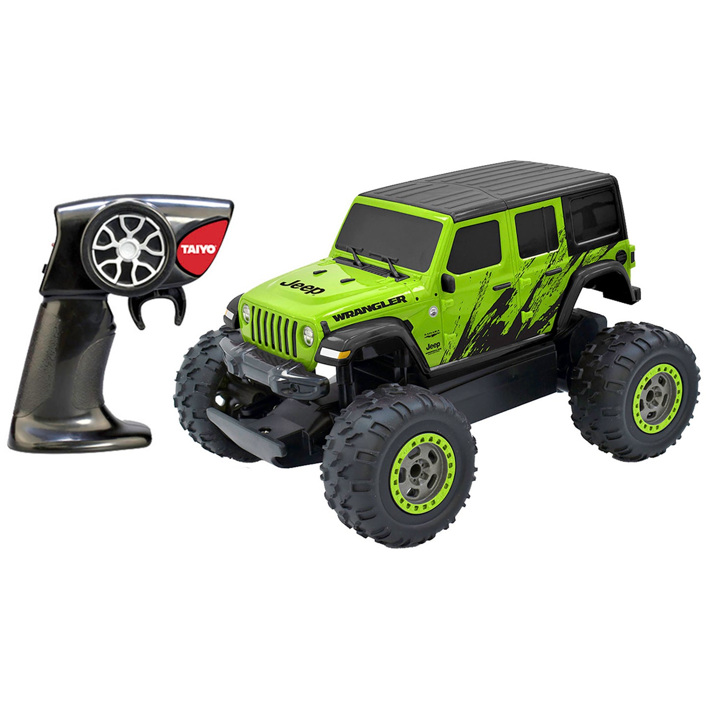 Taiyo 1:22 Scale R/C Jeep Wrangler Sahara - Radio Controlled - Green