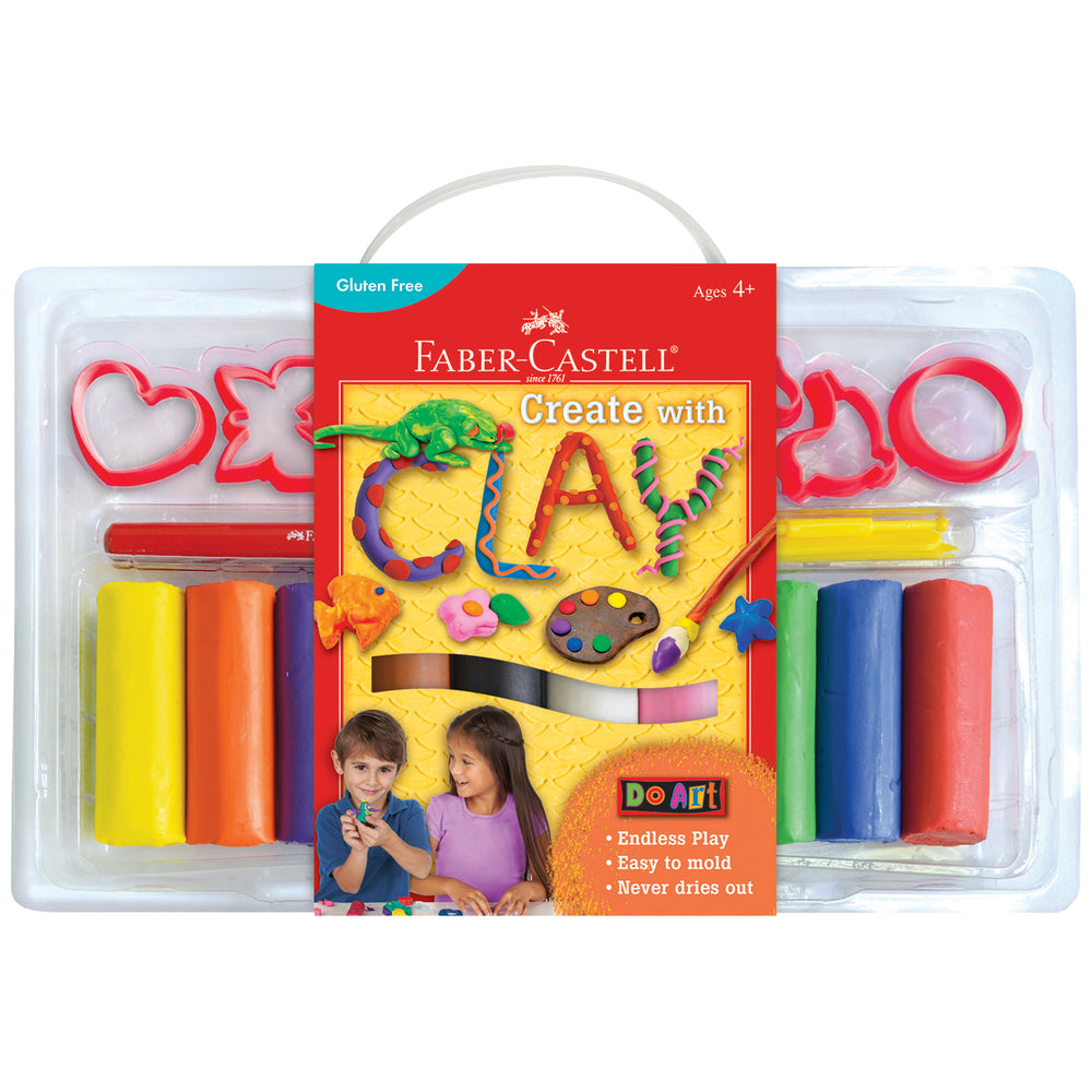 Faber-Castell Do Art Create with Clay - Colorful Clay Art Kit