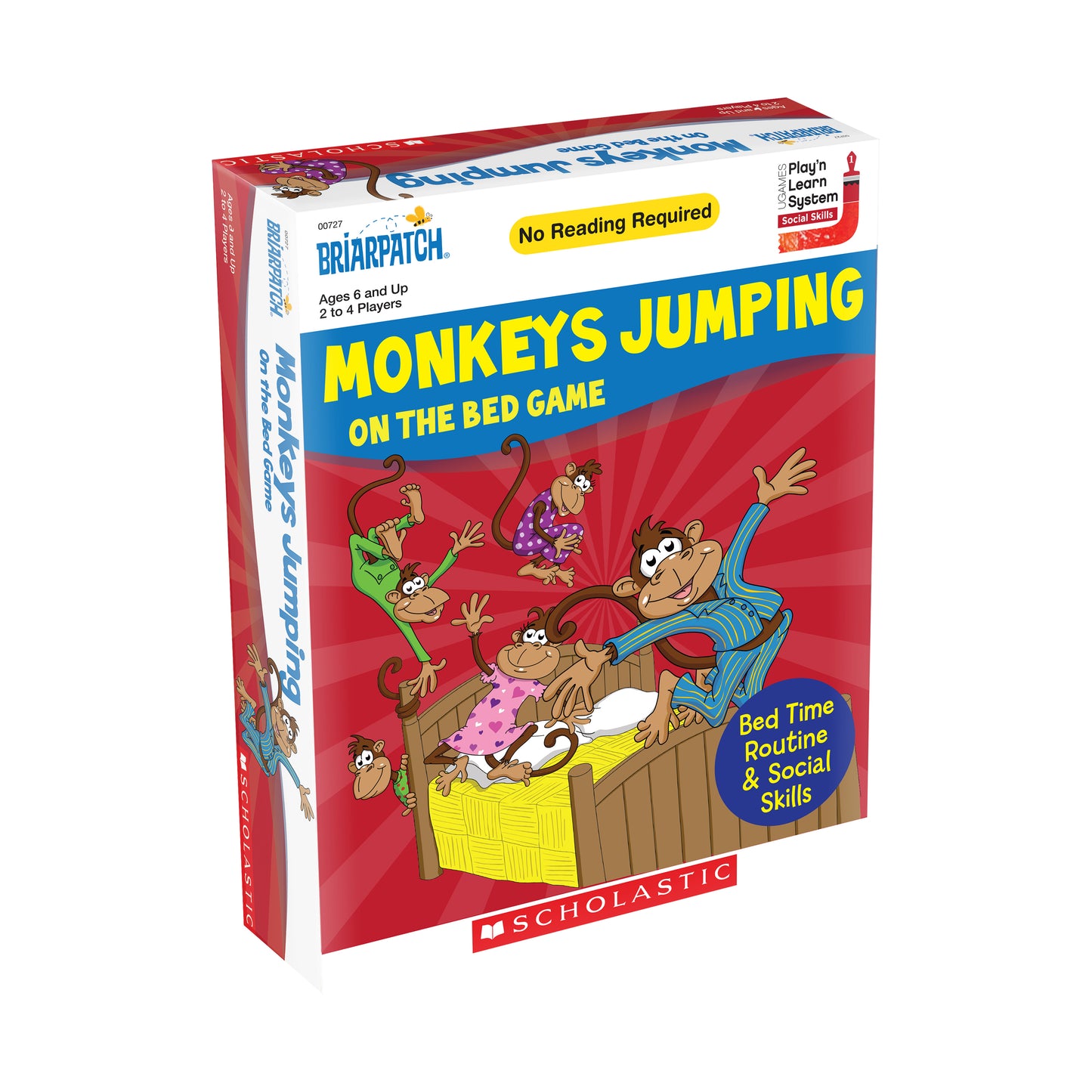 Scholastic Monkeys Jumping on the Bed Color Matching Game