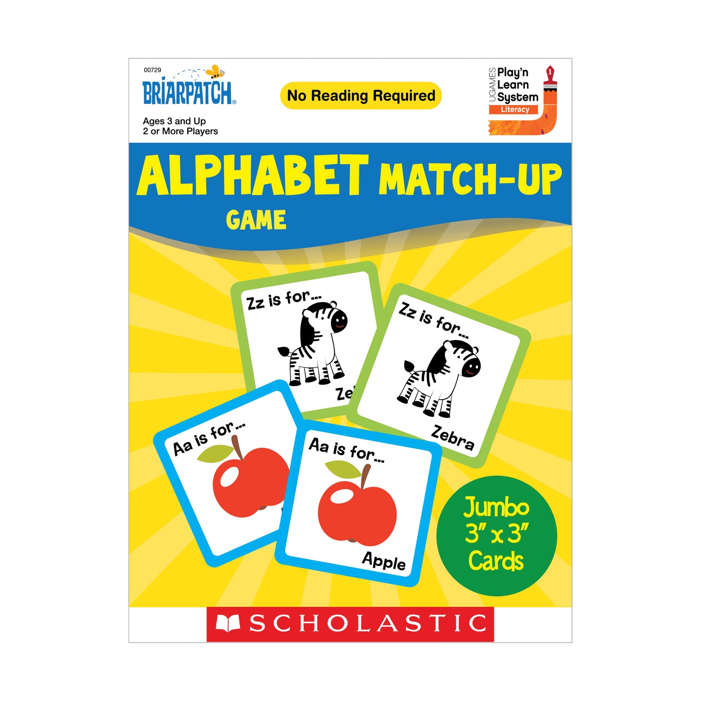 Scholastic Alphabet Match-Up Game - Early Literacy Booster