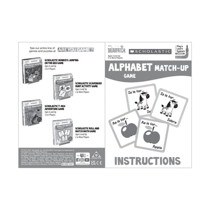 Scholastic Alphabet Match-Up Game - Early Literacy Booster