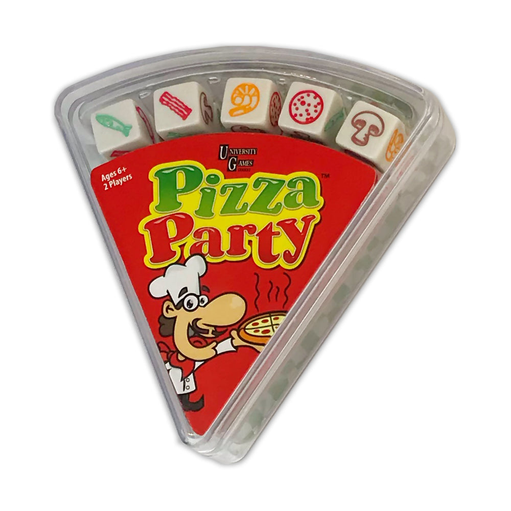 Pizza Party Dice-Tossing Topping Matching Game