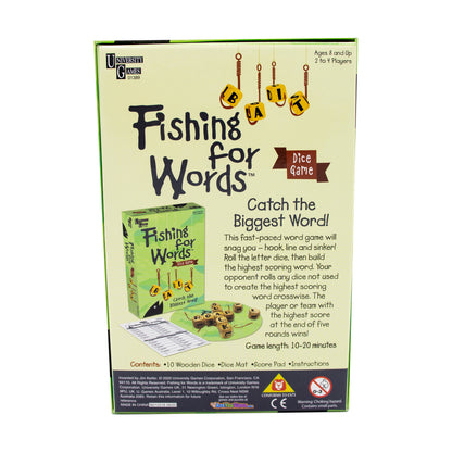 Fishing for Words - Dynamic Word Crafting Dice Game