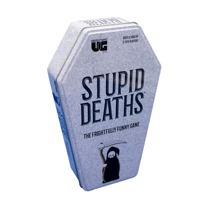 Stupid Deaths Frightfully Funny Card Game Tin