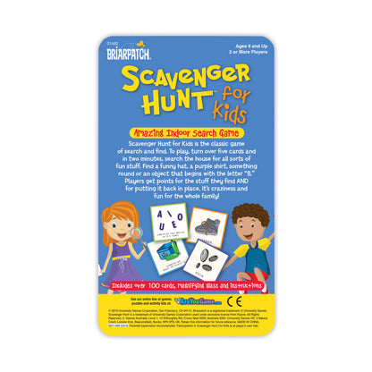 Scavenger Hunt for Kids Family Card Game in a Tin