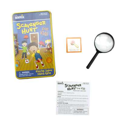 Scavenger Hunt for Kids Family Card Game in a Tin