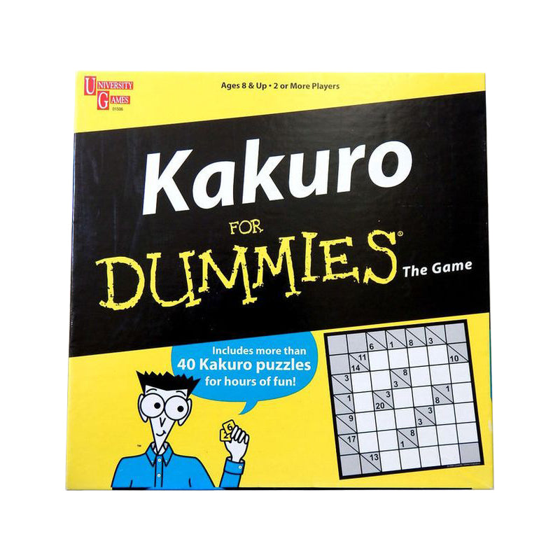 Kakuro for Dummies 121-Piece Puzzle Book Set