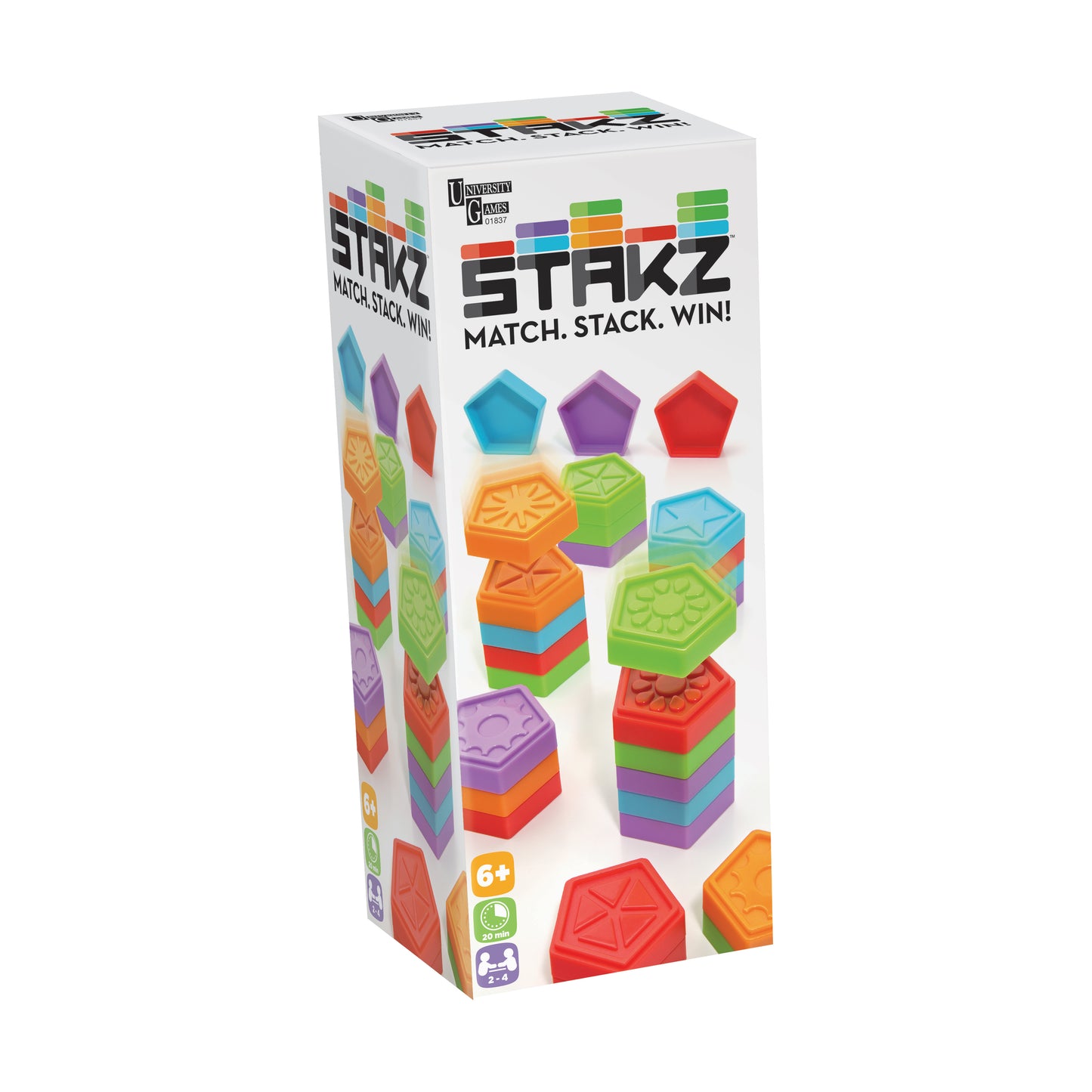 Stakz Strategic Tile-Stacking Game for Families