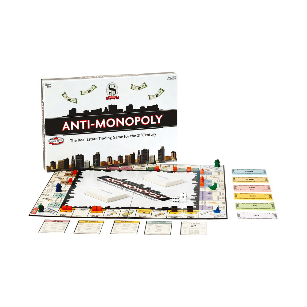 Anti-Monopoly Real Estate Strategy Board Game