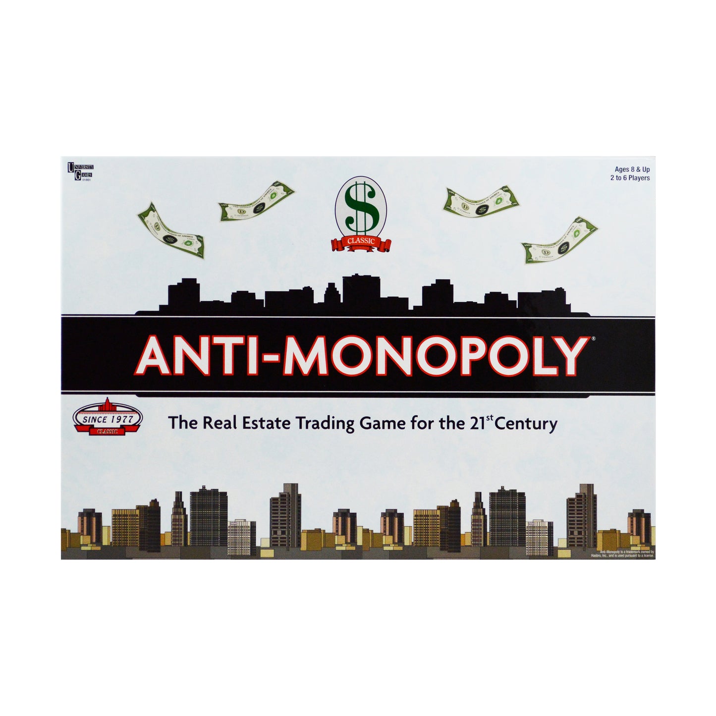 Anti-Monopoly Real Estate Strategy Board Game