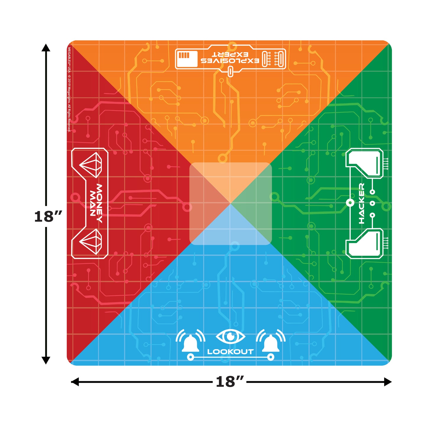 Heist Game Mat: Ultimate Safe-Cracking Play Surface