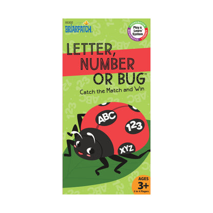 Briarpatch Letter, Number or Bug - Preschool Matching Game