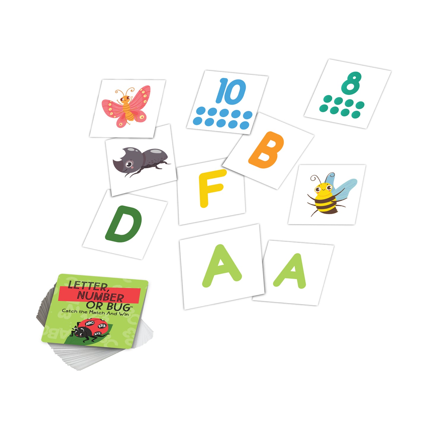 Briarpatch Letter, Number or Bug - Preschool Matching Game