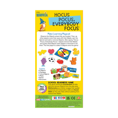 Briarpatch Hocus Pocus, Everybody Focus School Readiness Game