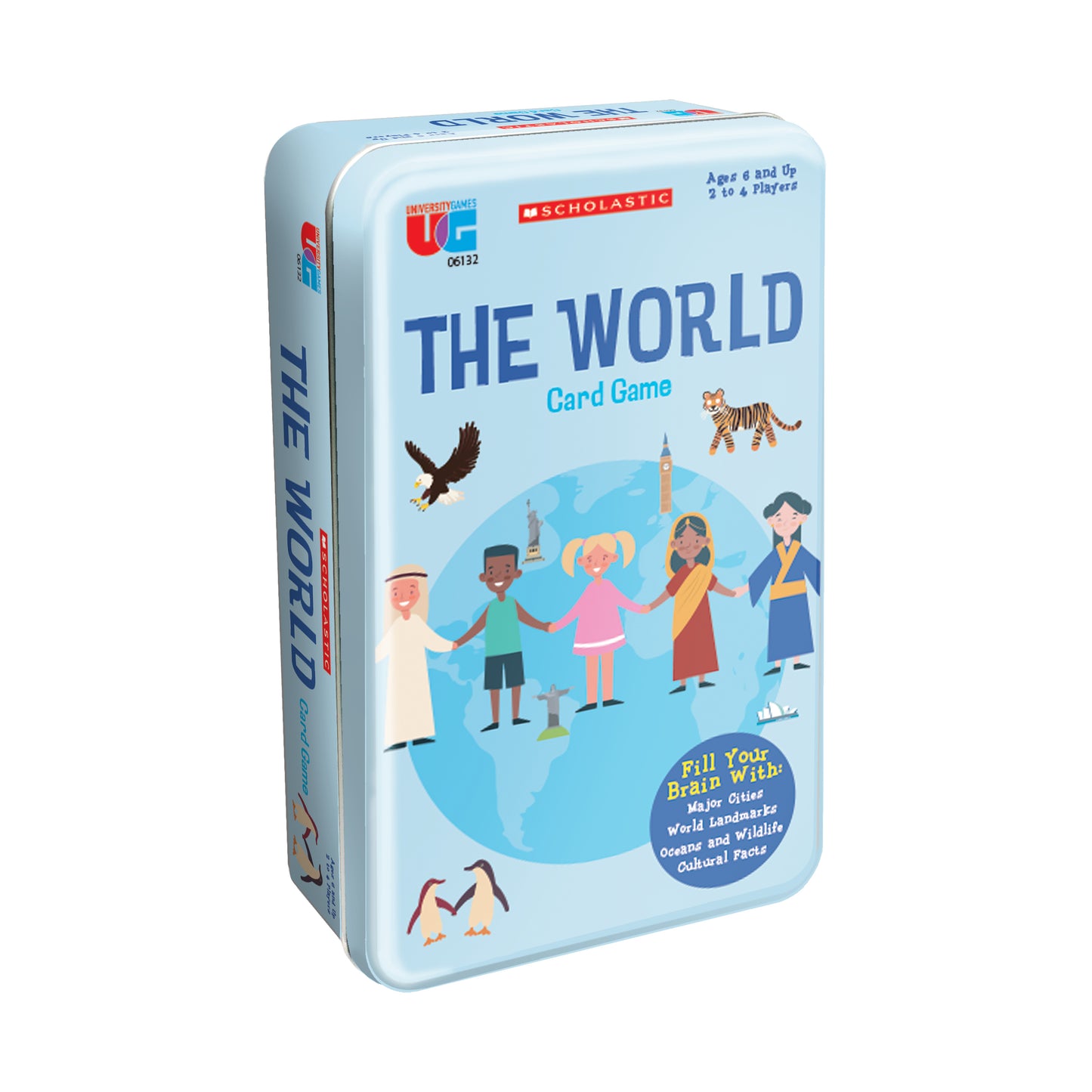 Scholastic The World Explorers Illustrated Fact Card Game