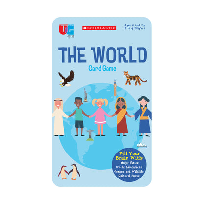 Scholastic The World Explorers Illustrated Fact Card Game