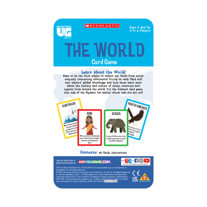 Scholastic The World Explorers Illustrated Fact Card Game