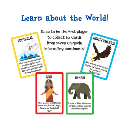 Scholastic The World Explorers Illustrated Fact Card Game