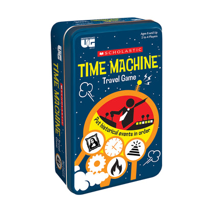 Scholastic Time Machine Educational Travel Game Tin