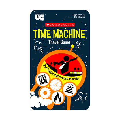 Scholastic Time Machine Educational Travel Game Tin