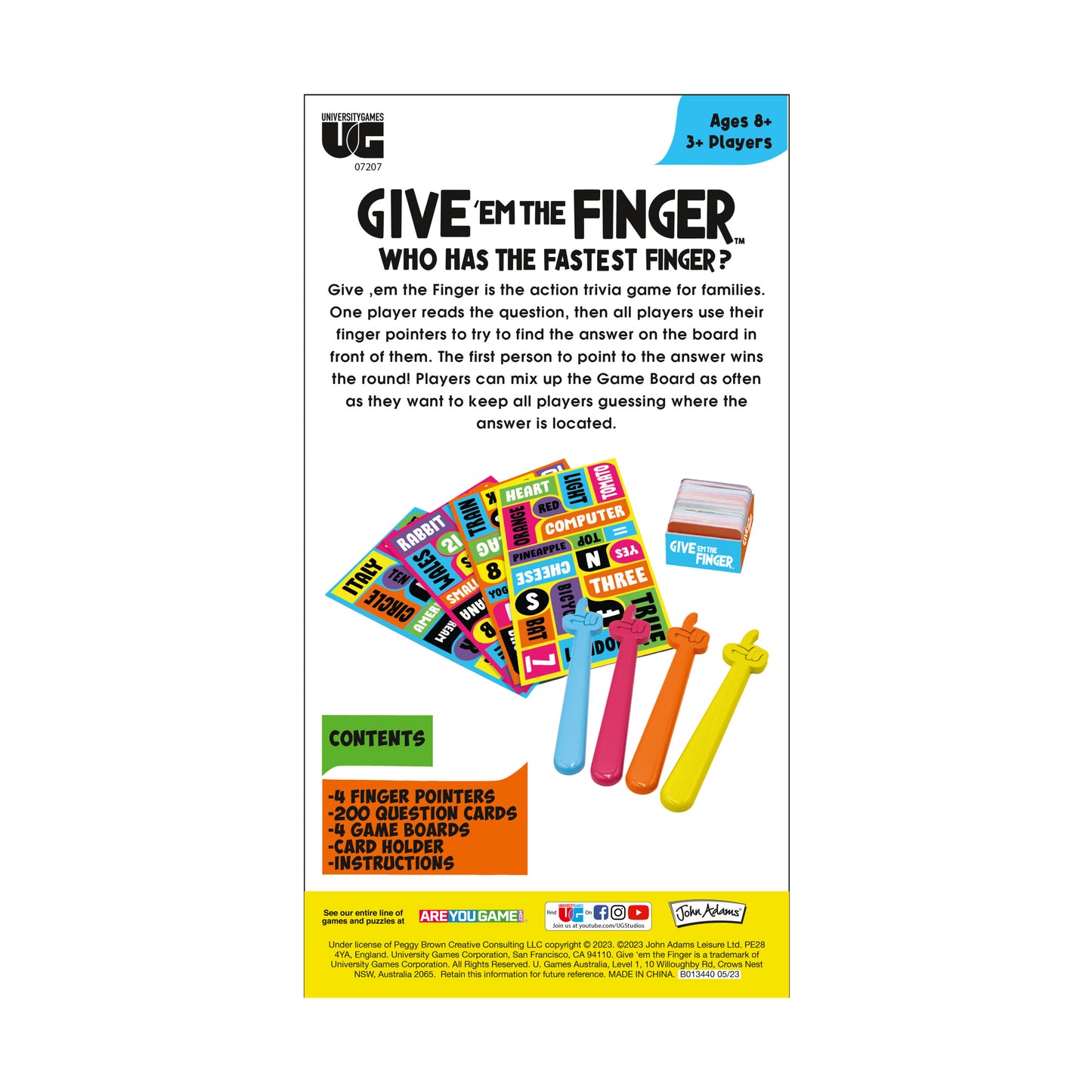 Give 'em the Finger: Rapid-Fire Trivia Challenge Board Game