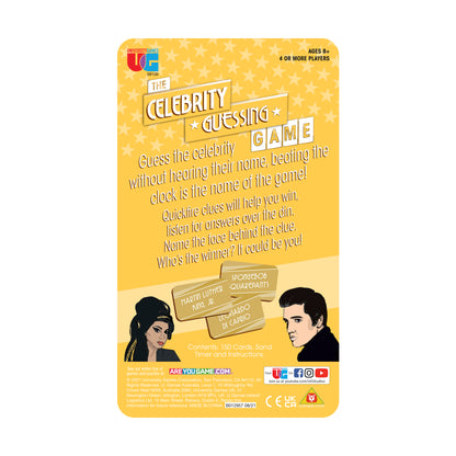 Celebrity Guessing Game Tin - Quick Clue Party Game