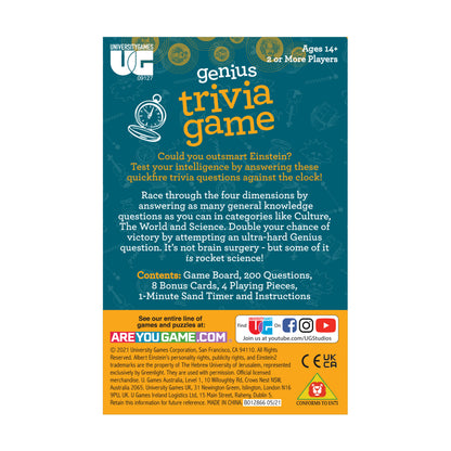 Einstein Genius Trivia Challenge Board Game