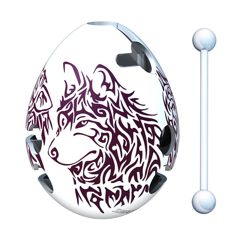 Smart Egg Wolf Edition 1-Layer Labyrinth Puzzle - Level 2