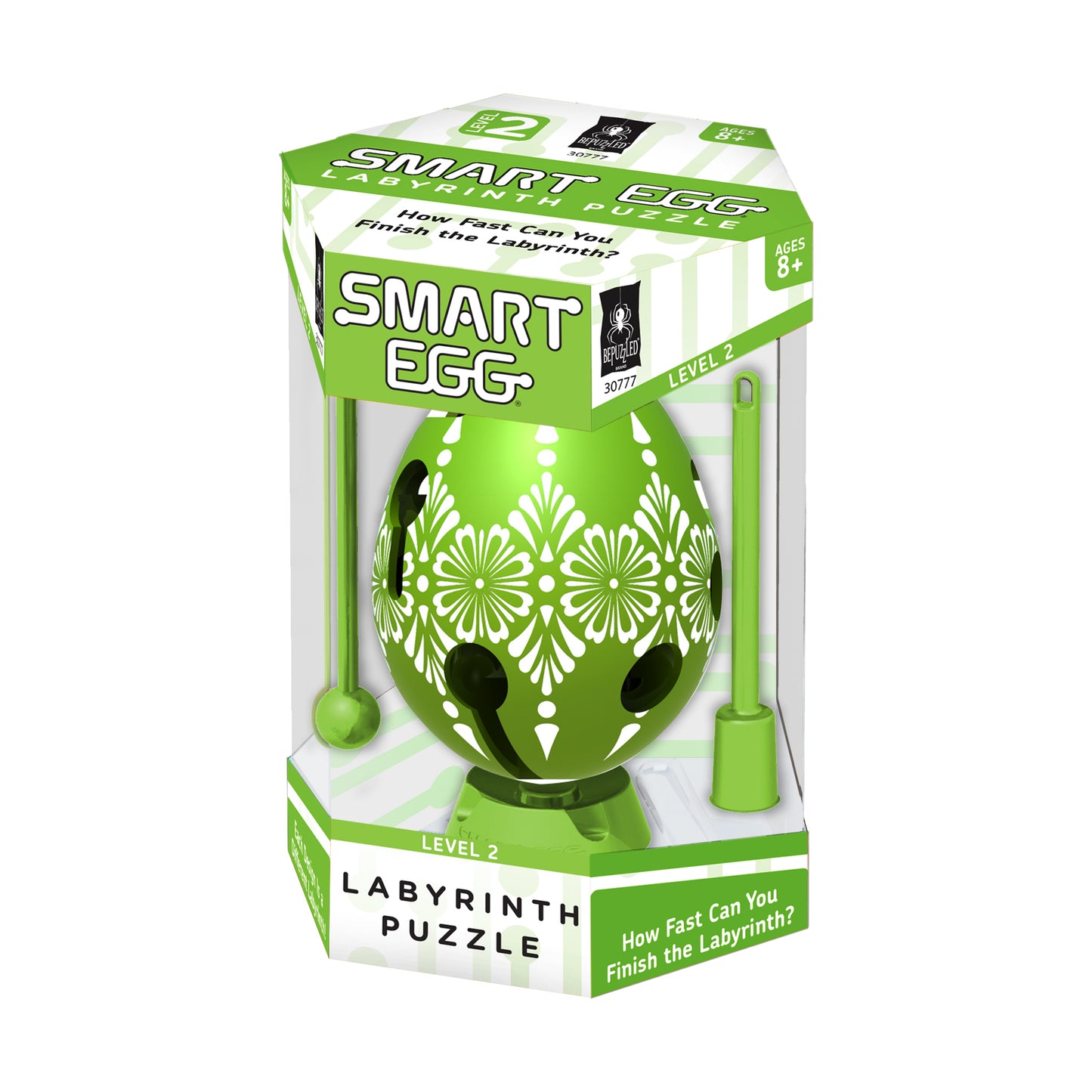 Smart Egg Labyrinth Puzzle - Enchanted Green Edition