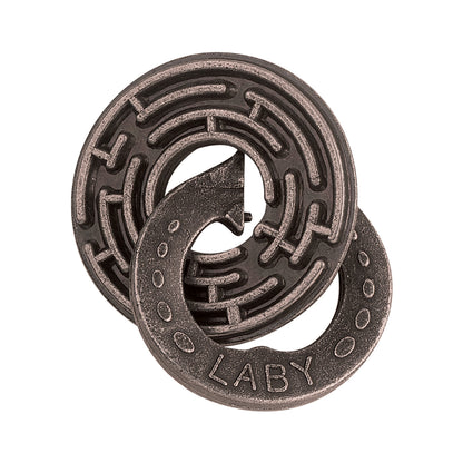 Hanayama Level 5 Cast Metal Puzzle - Labyrinth Challenge