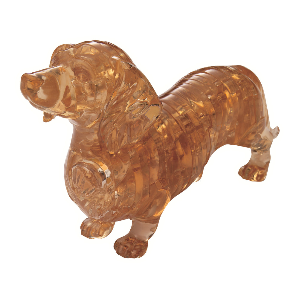 Dazzling Dachshund 3D Crystal Puzzle - 41 Pcs