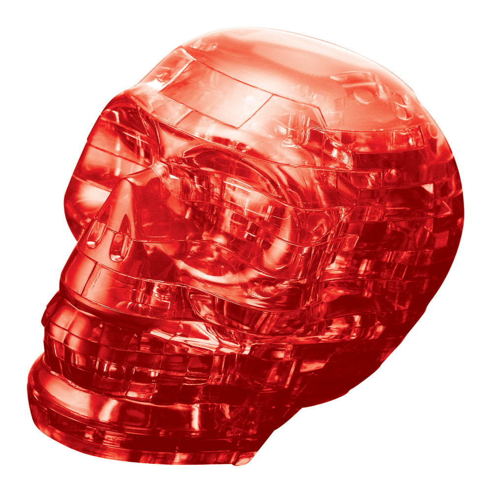 Red 3D Crystal Skull Puzzle - Challenge Your Mind!