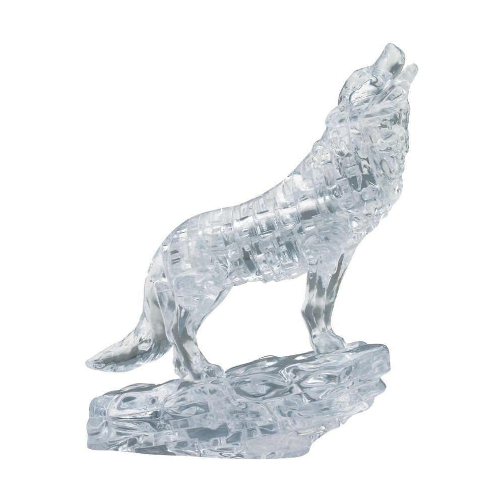 BePuzzled Clear Crystal Wolf 3D Puzzle - 38 Pieces