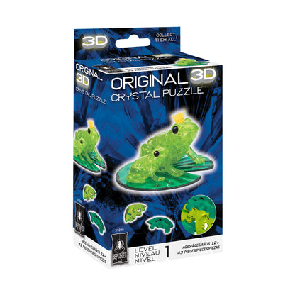 Enchanted 3D Crystal Frog Prince Puzzle - 43 Pieces