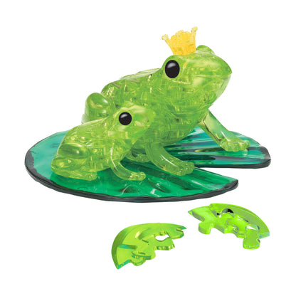 Enchanted 3D Crystal Frog Prince Puzzle - 43 Pieces